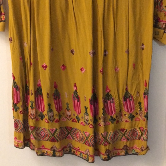 Anthropologie Floreat Raella embroidered dress XS - Picture 6 of 7